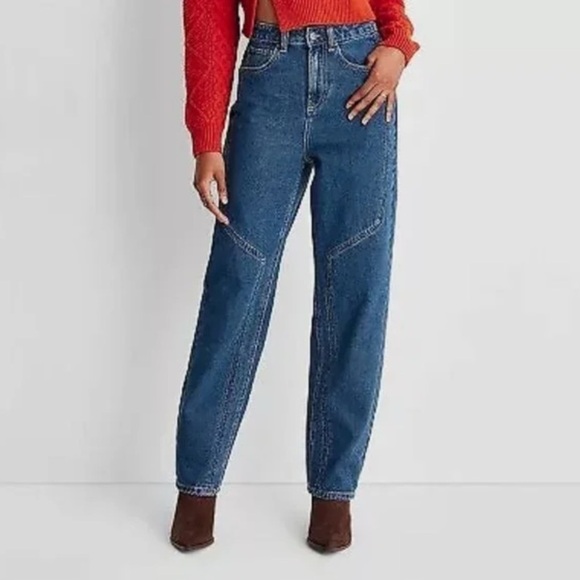NWT Western Seamed Straight Leg Denim Pant - Future Collective with Reese 10 - Picture 2 of 15